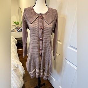 🌷Suzi Purple Ruffle Cardigan 3/$30